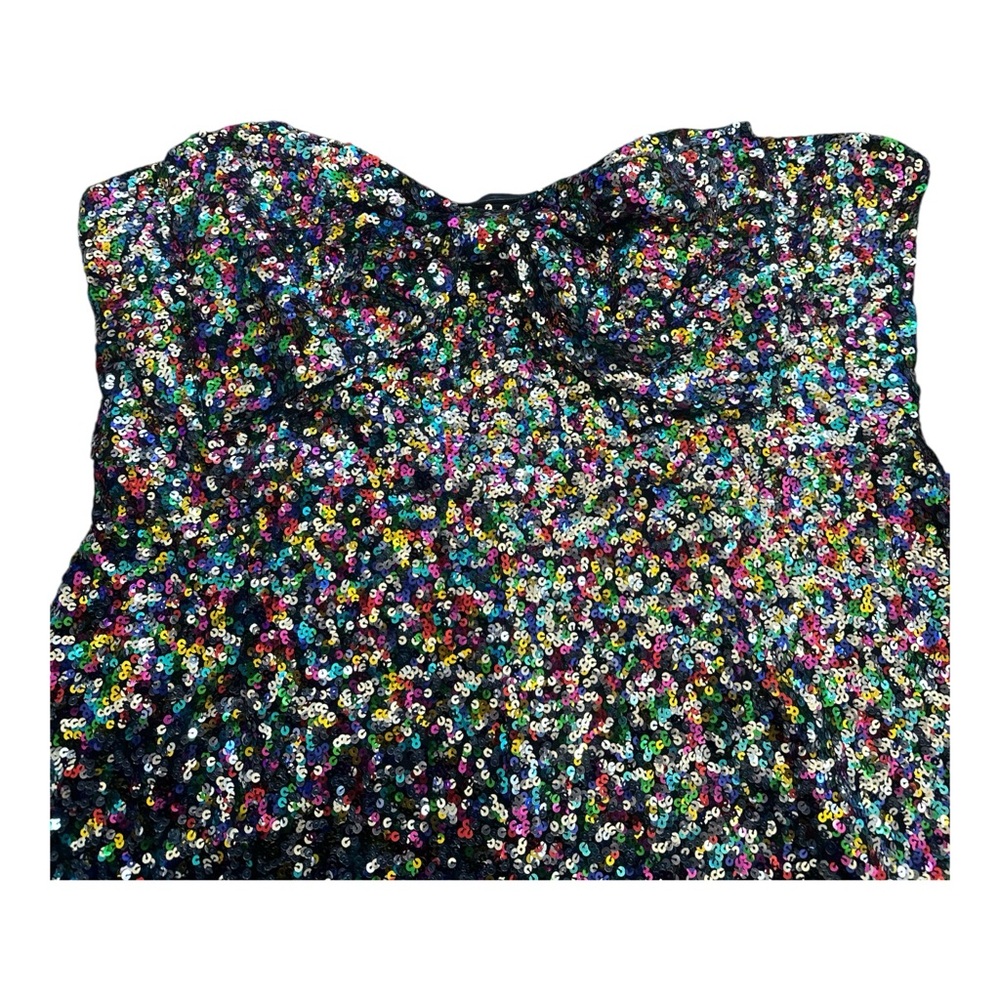 Anthropologie Multicolor Sequin Wide-Leg Jumpsuit - Picture 6 of 11